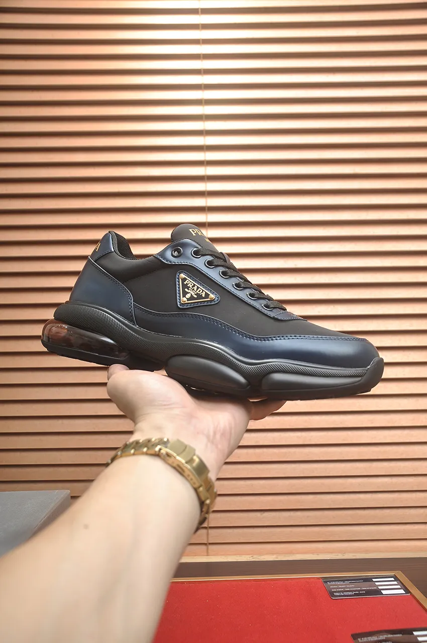 Men's shoes 💰700💶[PRADA] Men's shoes counter hot sale, official website synchronization, 👑Top version ✔️Original cowhide upper + cowhide lining, 1🆚1 replica, original original sole [black/blue/brown 3 colors] 🎯 Material: cowhide surface 🎯 Inner lining: cowhide 🎯 Sole: original molded outsole 🎯 size: Male 38-45 (45 is custom-made and cannot be returned or exchanged)